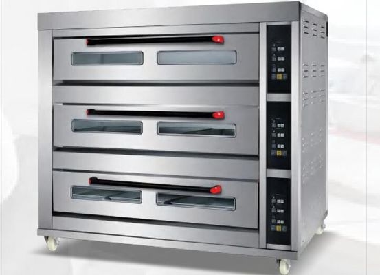 পিজা ব্রেড স্টিম ইলেকট্রিক ওভেন 380V মুন কেক উচ্চ তাপমাত্রা বুদ্ধিমান