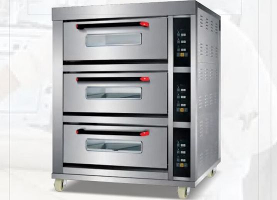 পিজা ব্রেড স্টিম ইলেকট্রিক ওভেন 380V মুন কেক উচ্চ তাপমাত্রা বুদ্ধিমান