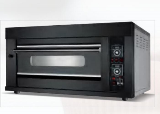 গ্যাস বাণিজ্যিক বেকিং ওভেন 220V কালো টাইটানিয়াম