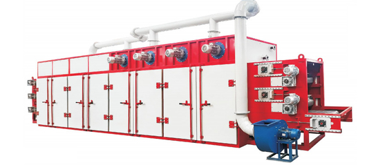 Lm-Hg80-300 বৈদ্যুতিক অনুভূমিক ড্রায়ার কম শুকানোর খরচ 380V 5.5kw