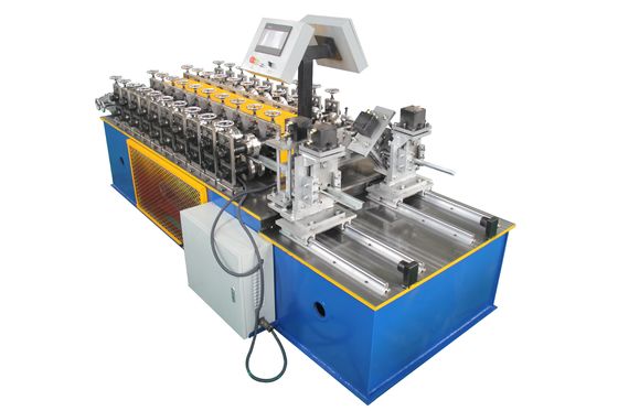 ইউ ট্র্যাক কিল রোল বিরচন মেশিন 4KW হালকা ইস্পাত ডাবল লাইন