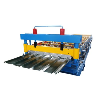 উচ্চ তরঙ্গ rugেউতোলা শীট জন্য 4.5 টি রঙিন ইস্পাত রোল বিরচন মেশিন