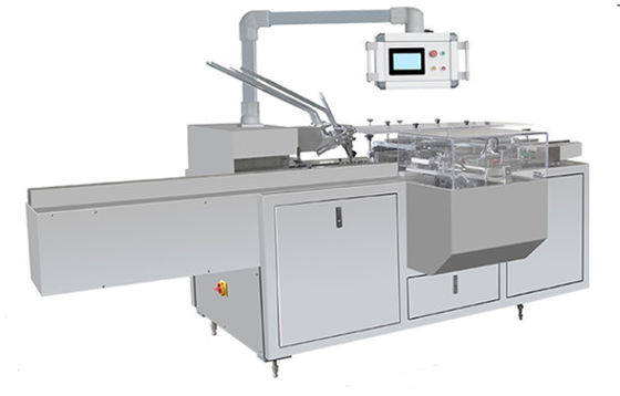 90box / মিনিট আধা স্বয়ংক্রিয় কার্টনিং মেশিন 1.5KW স্টেইনলেস স্টিল