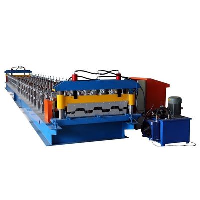 ইস্পাত মেঝে ডেক জন্য 8 টি টালি শীট গঠন মেশিন 15KW