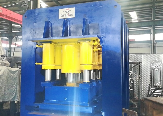 কেন্দ্রীভূত 15kw 2500T স্টিল ডোর এমবসিং মেশিন হাইড্রোলিক প্রেস