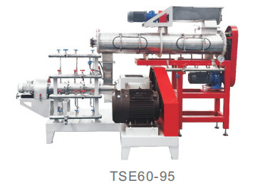 ভেজা ওয়ে ফ্লোটিং ফিশ ফিড এক্সট্রুডার 22hp - 630hp পরিবেশ বান্ধব টুইন স্ক্রু